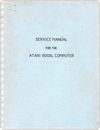Service Manual for the Atari 800XL Computer Technical Documents